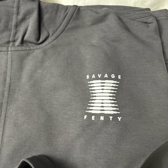 🆕Savage X Fenty Darknight Grey Short Robe - Size: XS/S - Picture 8 of 12